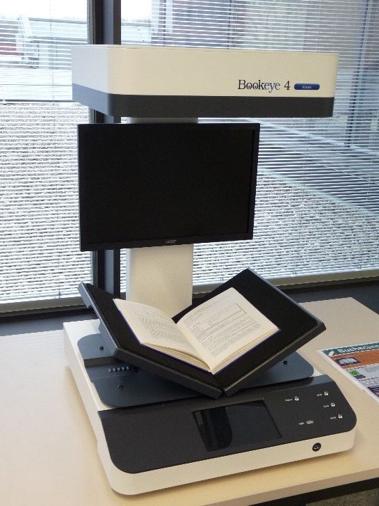 Foto eines Aufsichtscanners