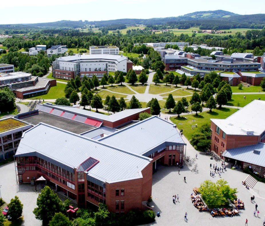 Blick auf die Zentralbibliothek von oben