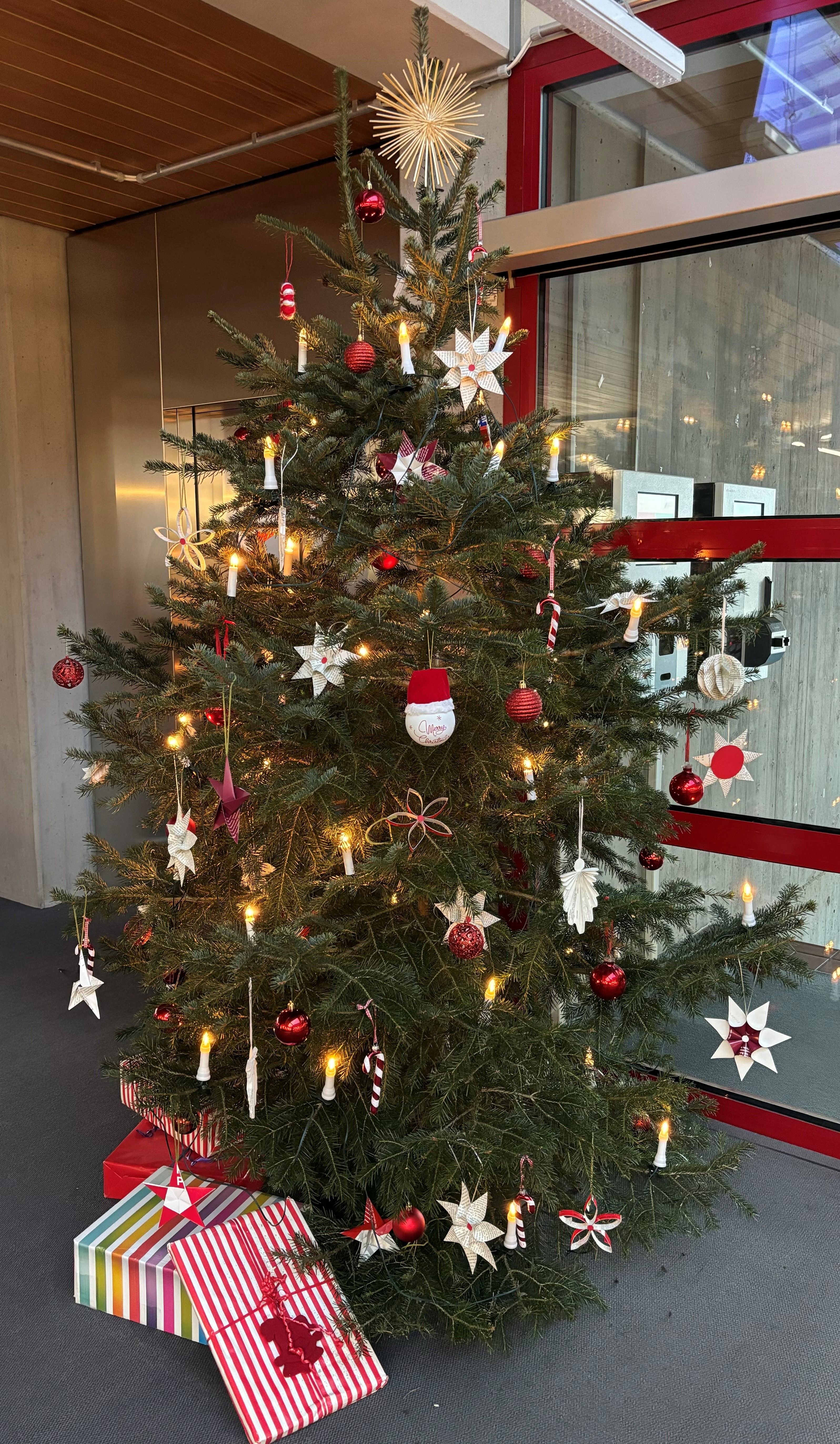 Weihnachtsbaum in der Zentralbibliothek
